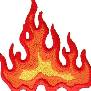 NWT Flames For Denim Jeans And Jean Jackets